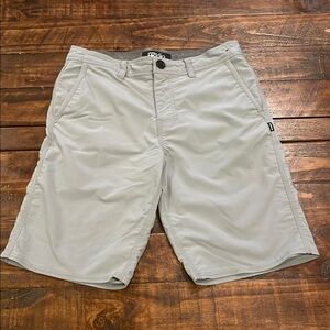 O'Neill Gray Flat Front Shorts Casual Style